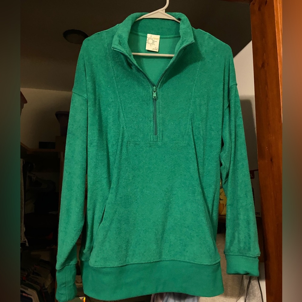Green Aerie Offline Quarter Zip